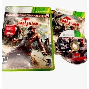 Dead Island‎ Game of the Year Edition Xbox 360 Platinum Hits Complete CIB